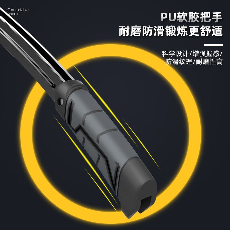 SMOOKY 液压臂力器可调节男家用健身器材练胸肌手臂锻炼握力器臂力棒拉 升级款10~液压可调节 200kg 黑色