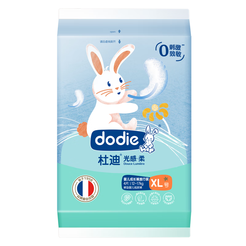 dodie�ŵ� �����Ӥ�������� XL�� ����װ4Ƭ ��������ʪ ��Ů��ͨ�� 7.8Ԫ(��3.9Ԫ/��)