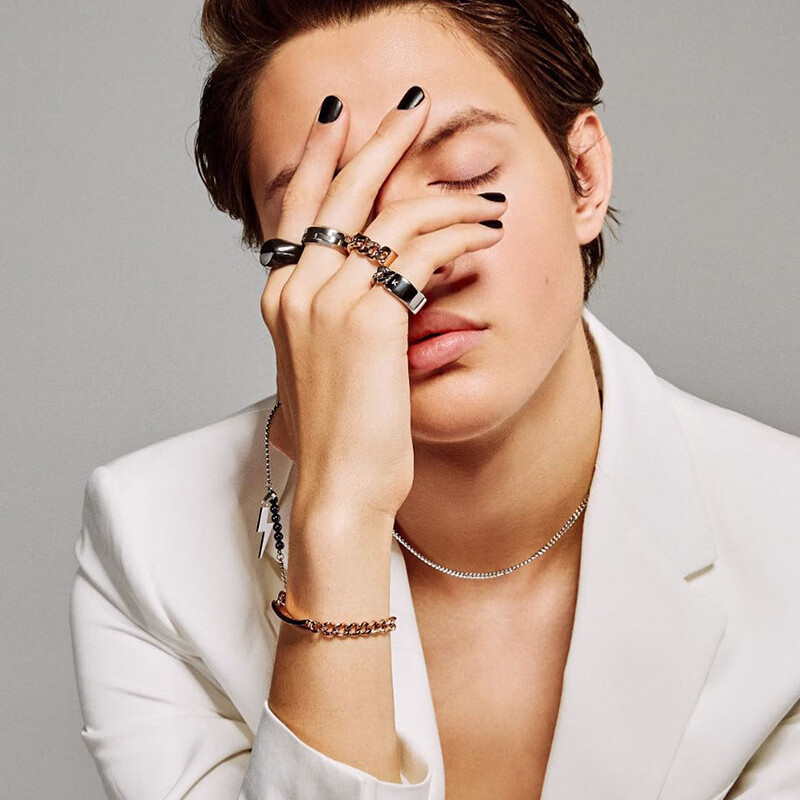 KLASSE 14意大利设计师品牌闪电坠项链男女ins情侣款时尚饰品生日礼物 JDN21SB001L