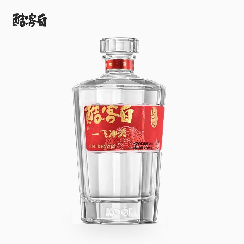 酷客白 40度 500ml*6 整箱装 馥郁香型白酒 一飞冲天牛年纪念款 酒鬼酒出品