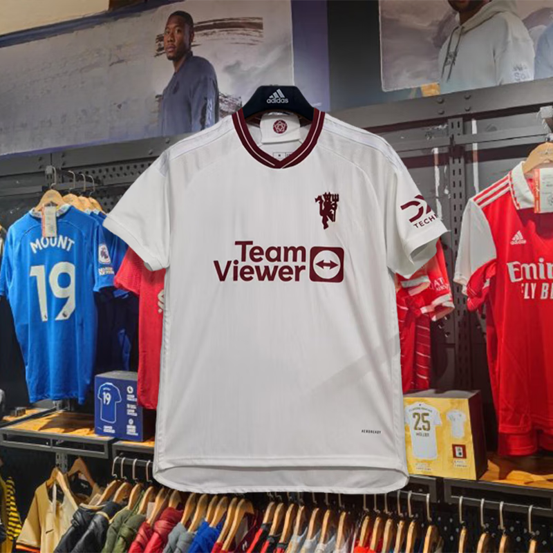 卡傲臻英超23-24赛季曼联第二客场卡塞米罗球衣拉什福德球迷球员版