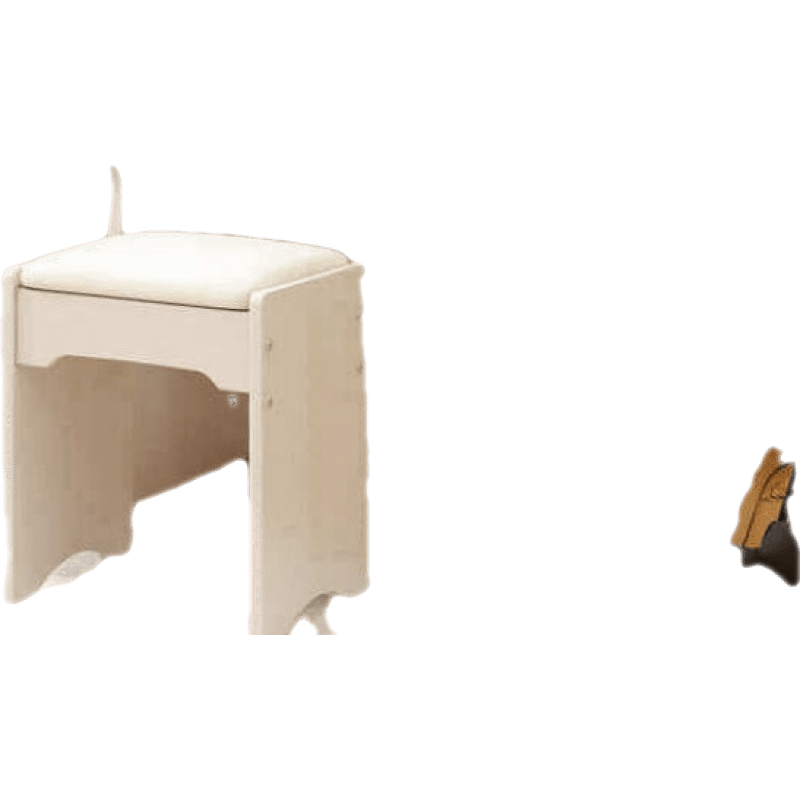 杜裕惟(DUYUWEI)梳妆台出租房桌子小户型卧室现代简约带椅子凳子镜子可隐藏化妆桌 205雪松(组装)+送凳子