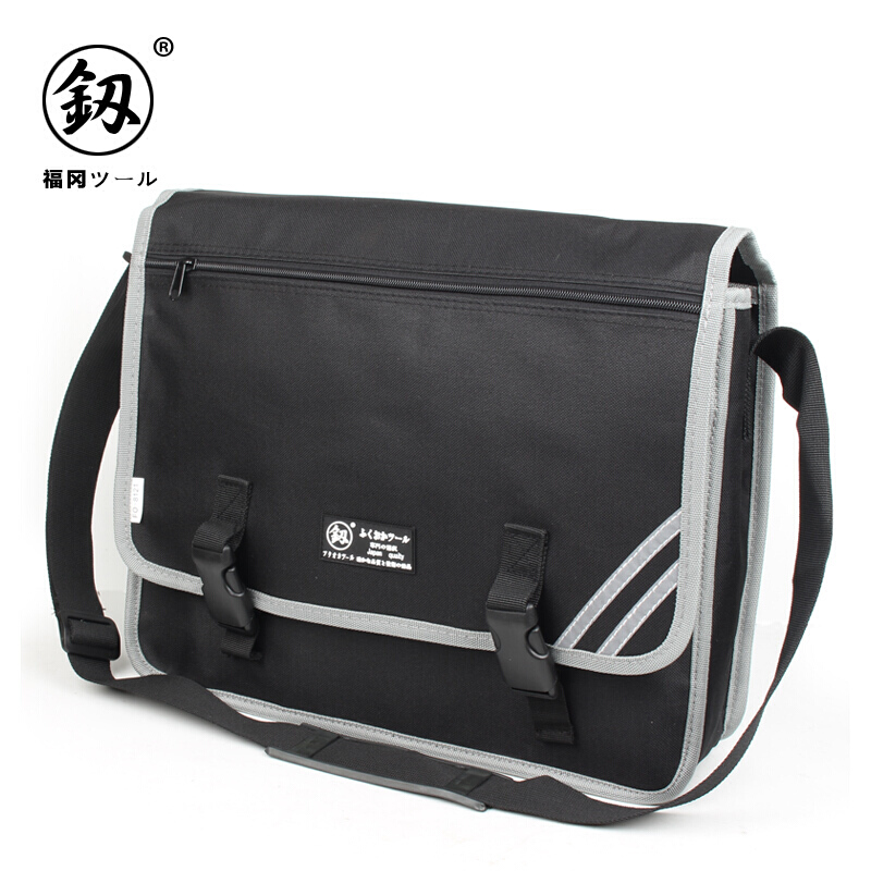 釰日本福冈工具 单肩包电工工具包帆布袋电脑维修包 支持定制logo