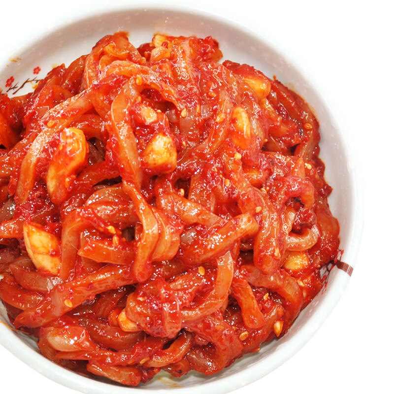 花仙笙 gearss延边特产下饭菜下酒菜韩式生拌鱿鱼酱寿司用腌制250g