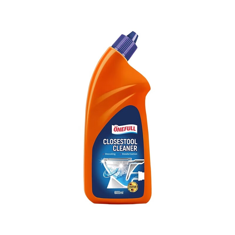 ONEFULL洁厕剂液马桶清洗剂活氧净洁厕灵卫生间厕所清洁剂除臭去异味神器 600ml 1瓶