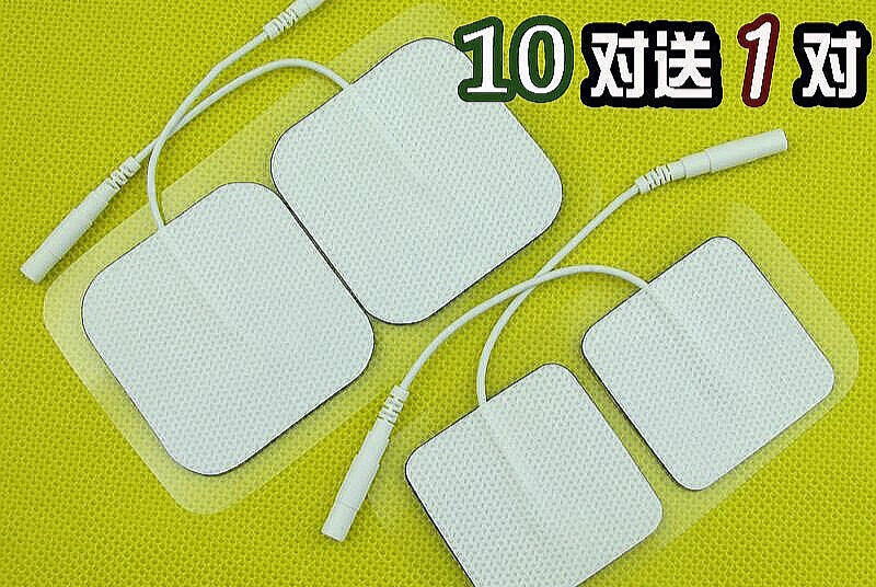 5*5无纺布电极片 理疗贴片按摩器插针式硅胶电极自粘式导电针灸贴 电