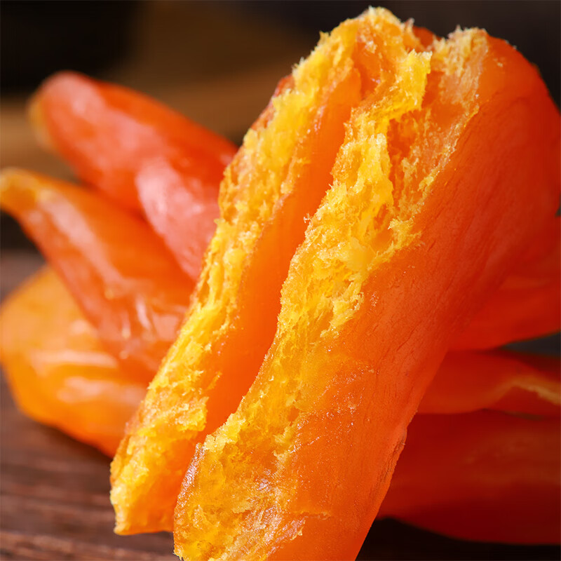 世纪嘉果福建风味去皮倒蒸红薯干三蒸三晒地瓜干老式软糯无油原味 红薯干【真空独立装】 500g/袋