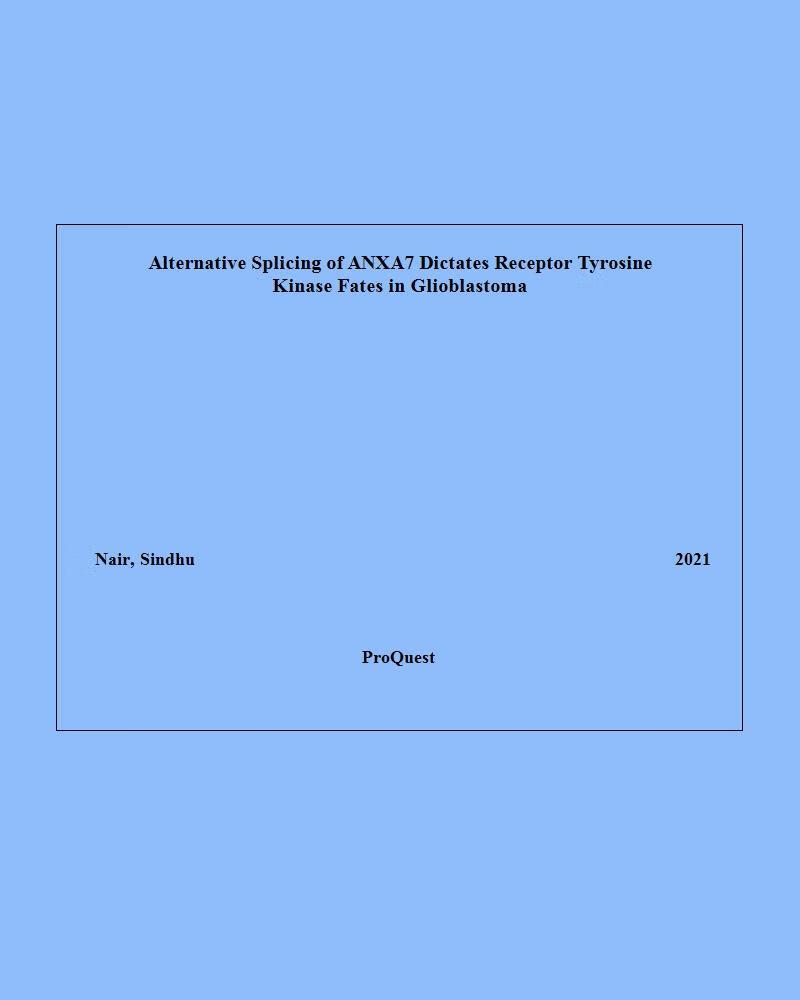预订 国外英文学位论文alternative splicing of anxa7 dictates