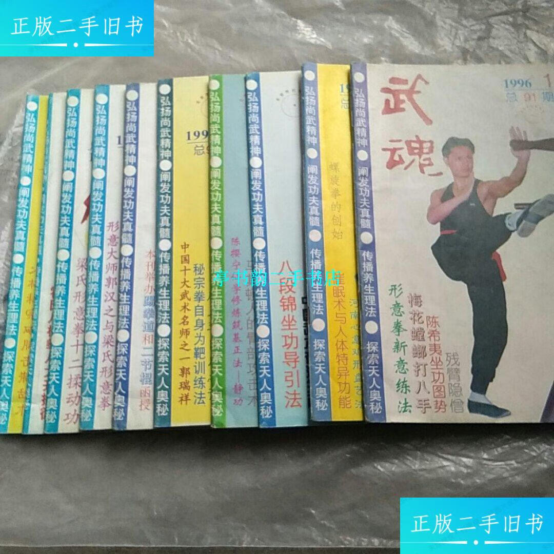 【二手9成新】武魂1996年1,2,3,4,5,6,7,8,9,10,11,12期全年 /《武魂