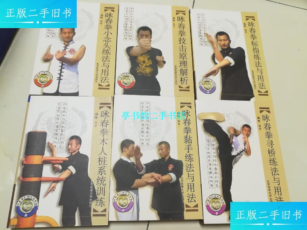 咏春拳新版全套六册合售 /魏峰 北京体育大