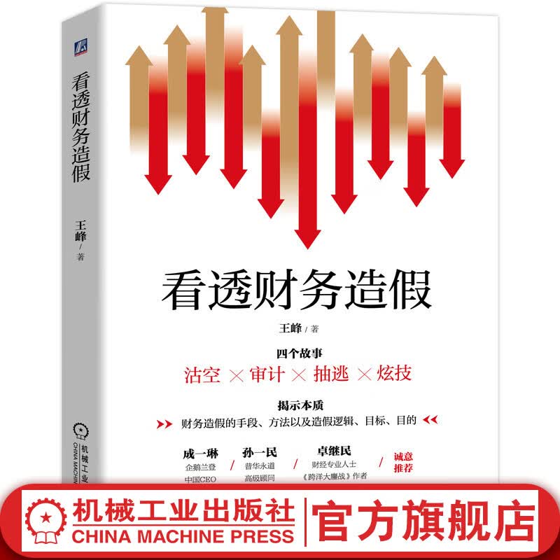 官网 看透财务造假 王峰 著 教你识别财务造假书籍 财务报表分析与风险识别 经济财务管理学书籍 造价逻辑股票价值投资人书籍