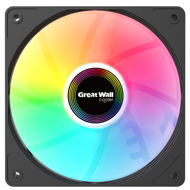 ���ǣ�Great Wall�������׵�X120��ɫ�� 12CM���ȣ�RGB��Ч/����ŵ�/��4Pin�ӿ�/��ǿ����/���߲�/�������ã� 10.4Ԫ