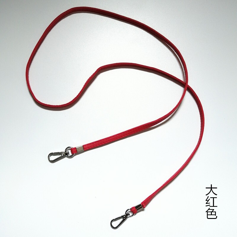 配件包帶包鏈肩帶背包帶子單肩斜挎帶女士單買小包包帶條鏈條 大紅色