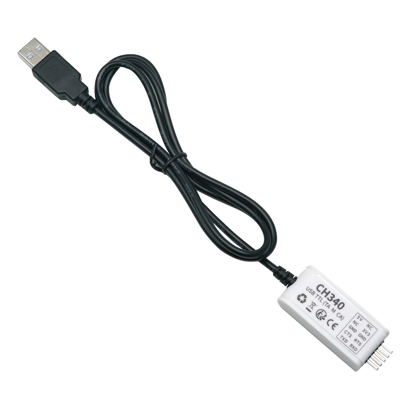 丟石頭USB轉TTL串口通信模塊CH340芯片 usb轉uart雙向通信模塊 CH340G刷機模塊 3.3V/5V電平轉換 USB串口線(xiàn) 排針接口【10條】 1盒