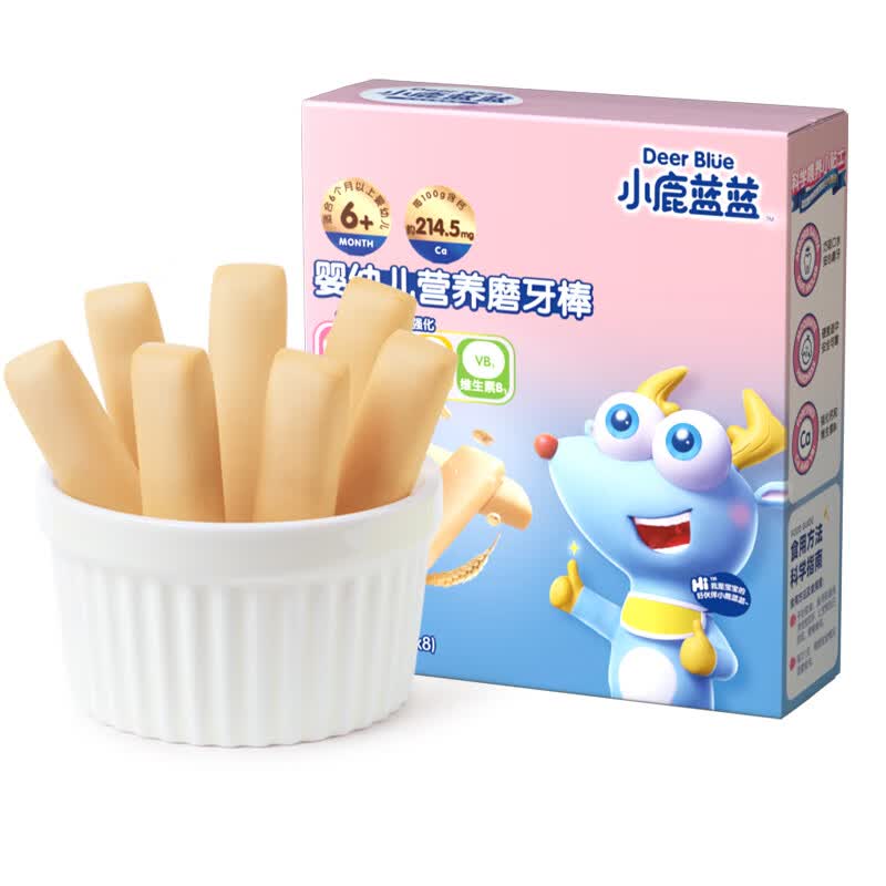 小鹿蓝蓝婴幼儿磨牙棒原味64g宝宝零食 营养辅食 磨牙棒（6+~36个月适用）怎么看?
