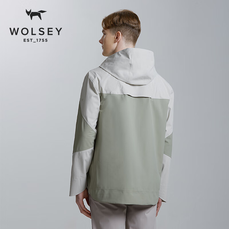 WOLSEY-DUEL硬壳风雨夹克防风防泼水外套春秋户外防寒登山服男士 茶色 M 170