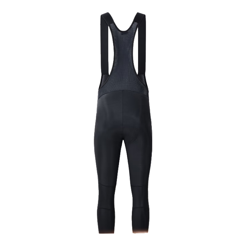 MBO冬季男子抓絨騎行背帶褲競(jìng)速防風(fēng)暮川公路自行車騎行服 黑色 M