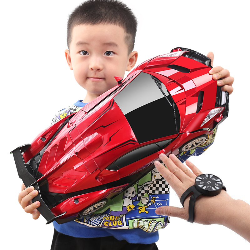活石遥控车手势感应变形车赛车遥控汽车男孩玩具儿童六一儿童节礼物 升级38cm四控（双控+语音+手表）高性价比高么？