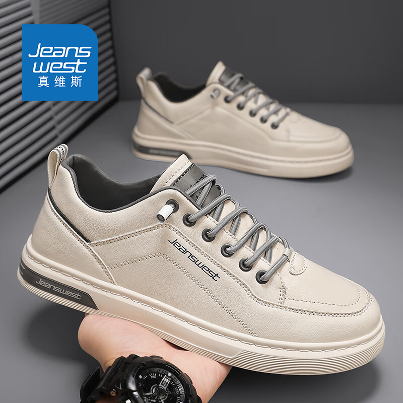 ���ڲ�������ά˹��Jeanswest��Ь����Ь�ﶬ��2024ʱ����ʿ��Ь�ٴ���������ƤЬ�� ��ɫ 41��