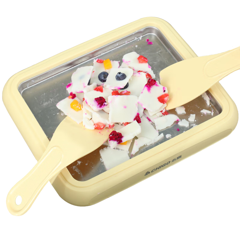 志高（CHIGO）炒冰机 制冰机器儿童家用自制DIY炒酸奶冰 炒冰板 炒酸奶网红制冰神器ZG-CBJ001