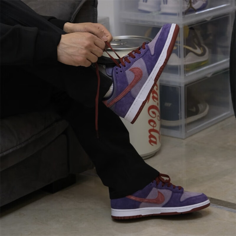 耐克(nike)dunk low 2024版 男女同款 树莓紫低帮休闲运动防滑耐磨