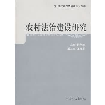 正版图书 农村法治建设研究 薛刚凌 中国方正出版社 9787802164529