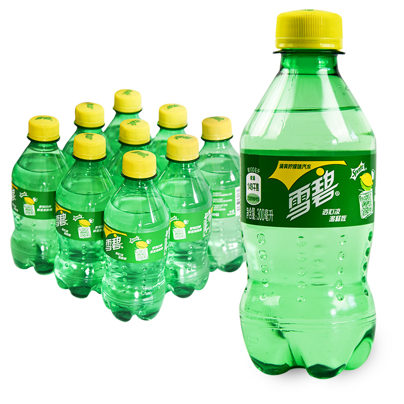 可口可乐雪碧碳酸饮料迷你mini300mlx12瓶整箱汽水    17.8元
