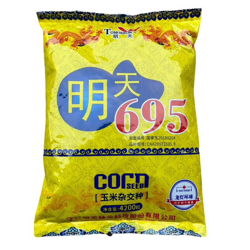 禾之润明天695玉米种子国审丰产稳产抗病耐密植抗旱抗倒大田玉米种 原