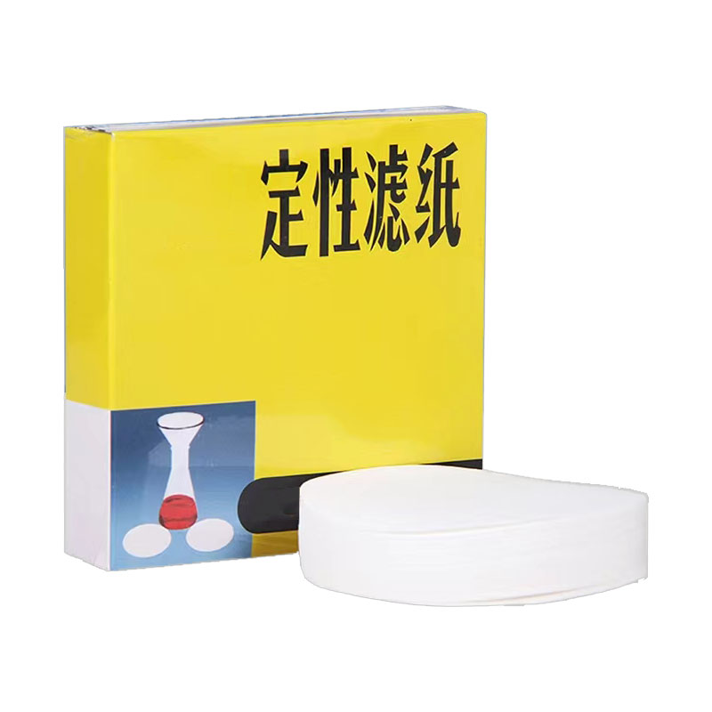 沪教 圆形定性滤纸 一盒100张 直径9cm 中速