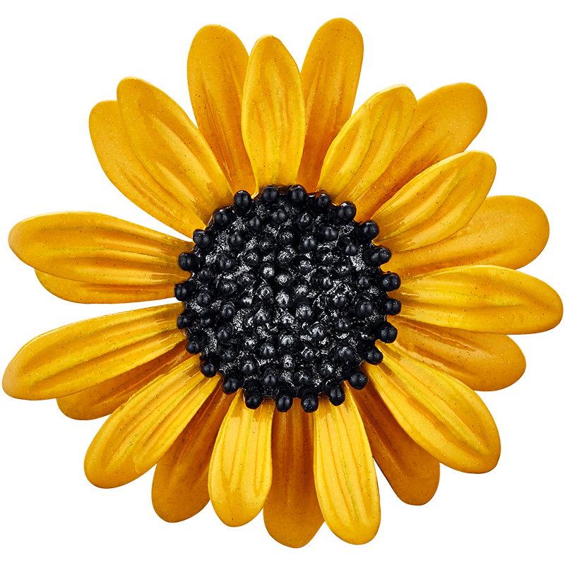 Jay向日葵胸針高檔女胸花別針固定衣服配飾太陽花領(lǐng)針送女友新年禮物 【品牌禮盒】黃色