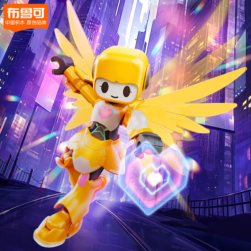 布鲁可积木人 潮玩拼装模型无限能量之战神奇版 01-可可生日礼物