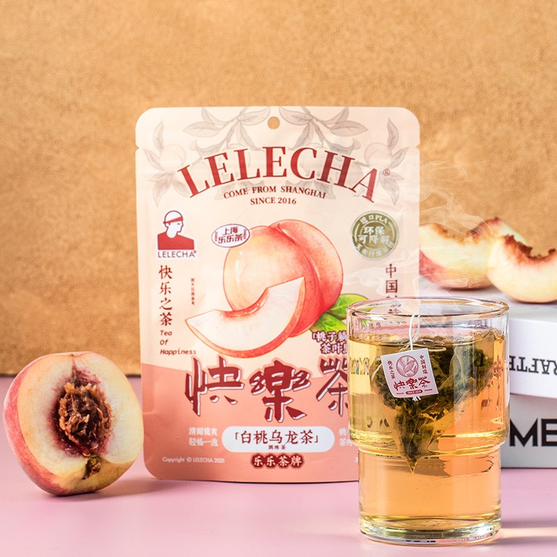 乐乐茶白桃乌龙茶7包 围炉煮茶包 夏季冷热泡茶水果茶袋泡茶