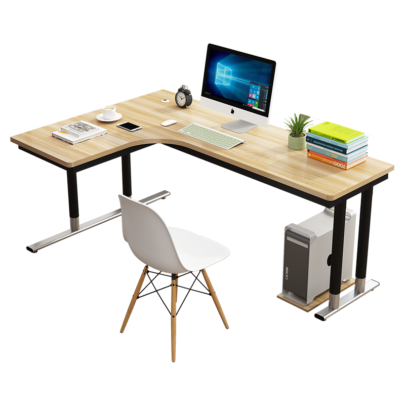 MULIGER简约现代拐角电脑桌台式家用L型学习桌写字桌转角桌书桌 左180*120*74高加厚