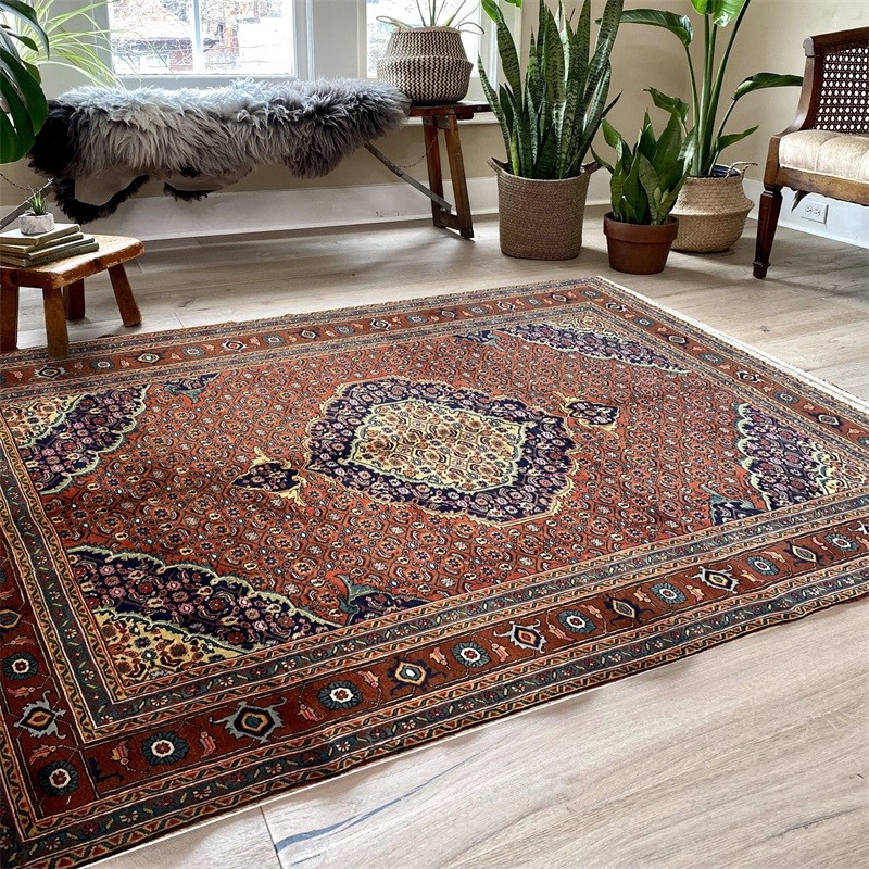 ferdows佛托丝波斯地毯 伊朗原装进口纯手工打结编织纯羊毛现代简约