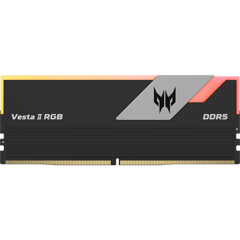 宏碁掠夺者（PREDATOR）32G(16G×2)套装 DDR5 6000频率 台式机内存条 Vesta II 炫光星舰系列RGB灯条(C30)100033713131