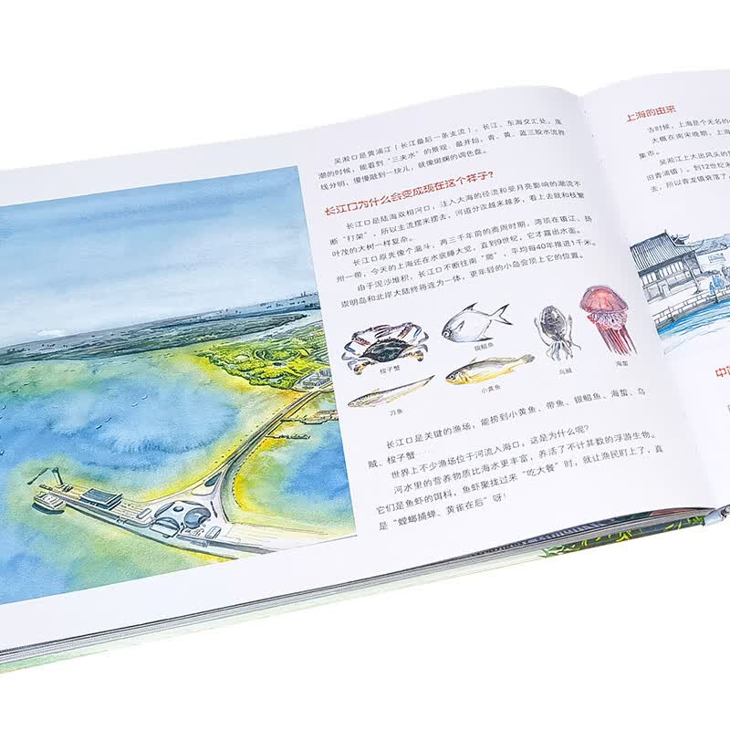 大江大河全景手绘百科：黄河 长江 大运河（套装3册）6-12岁 10米手绘长卷 地理风貌+历史人文+现代科技 赠视频答题游戏 树立文化自信 培养爱国情怀详情图