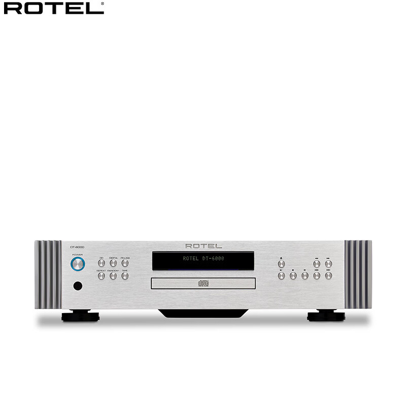 ROTEL路遥 DT-6000数字音源播放器 旗舰级 HIFI高保真 CD机 光纤同轴USB Audio MQA全解码 银色