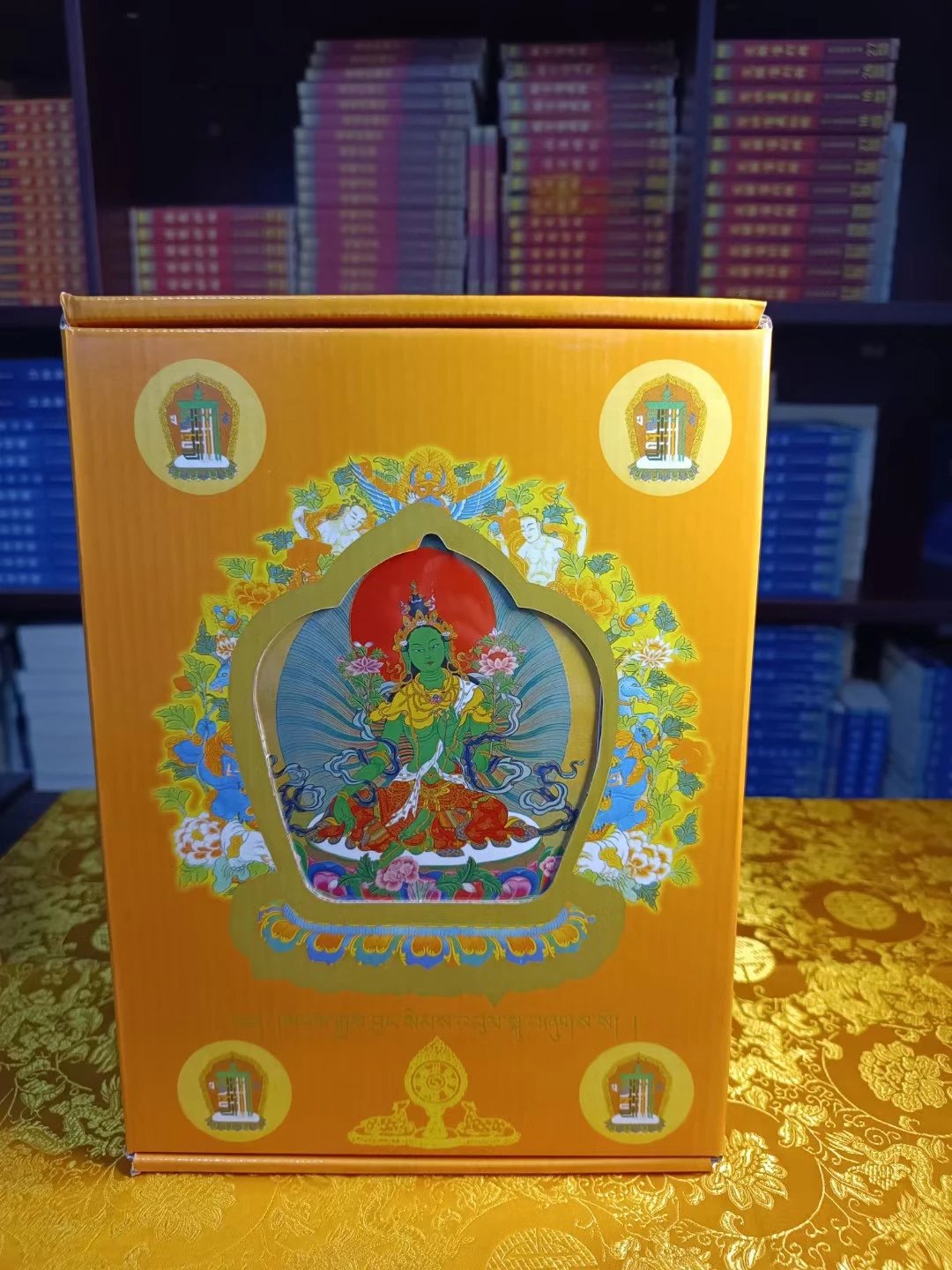 藏传佛教 装藏供养圣品 绿度母 十万佛 一盒10万个佛像