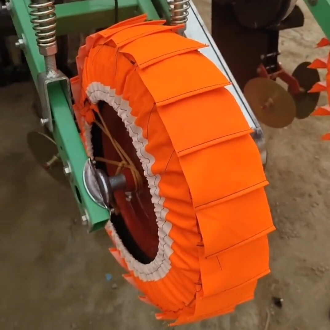 玉米旋耕机小麦滚子布百褶裙农哈哈 玉米播种机(滚轮宽10厘米)加厚