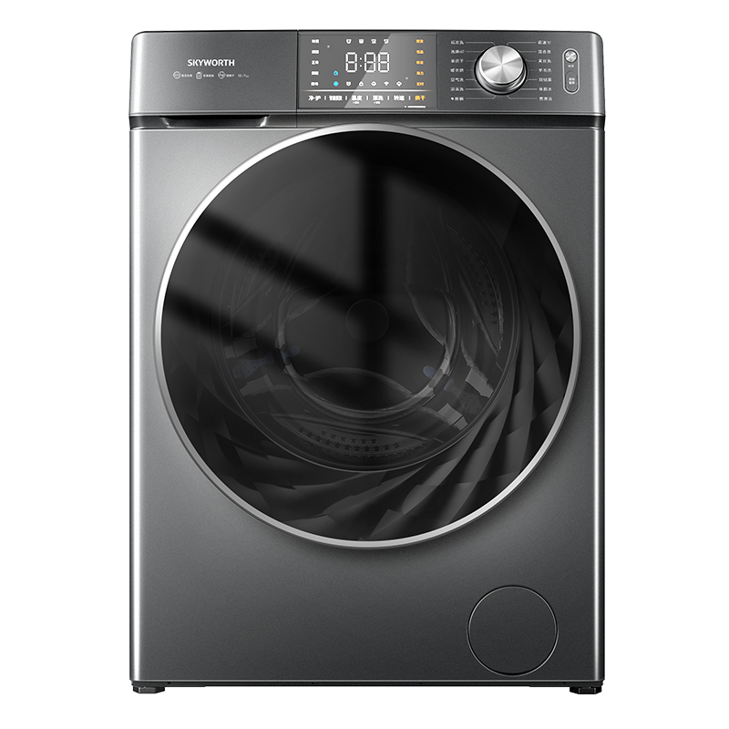 创维（Skyworth ）10公斤滚筒洗衣机全自动 洗烘一体 智能投放  除除螨洗 一级变频 XQG100-B56RBH