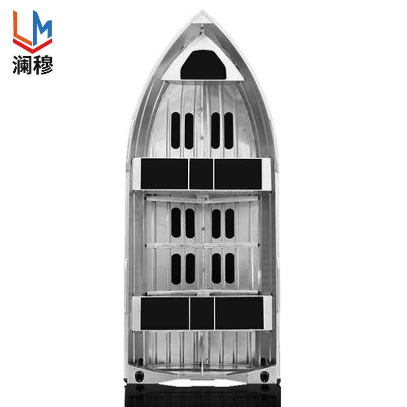 澜穆 铝合金快艇飞艇钓鱼路亚快艇可配船外机挂机快艇 b470豪华快艇