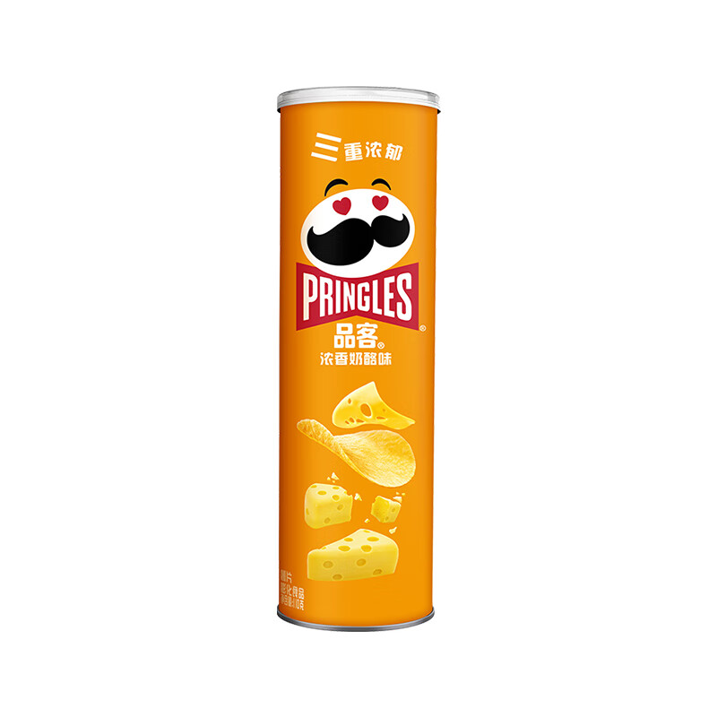 品客（PRINGLES）Pringles/品客薯片芝士奶酪味罐装大礼包休闲小吃办公室膨化零食 【1罐】奶酪味 110g 1箱
