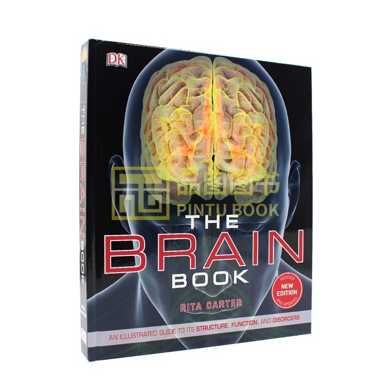 预售包邮 DK大脑百科 The Brain Book 大脑之书 图解大脑结构生命科学指南 进口英文原版 品图正版 精装