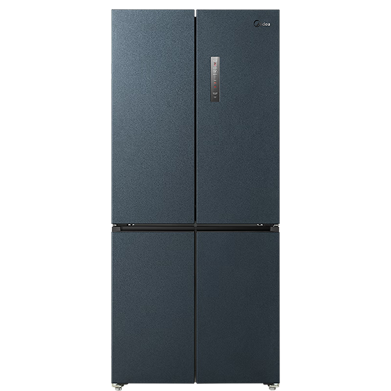 Midea 美的 60厘米薄系列 BCD-485WSPZM(E) 风冷十字对开门冰箱 485L 烟雨灰
