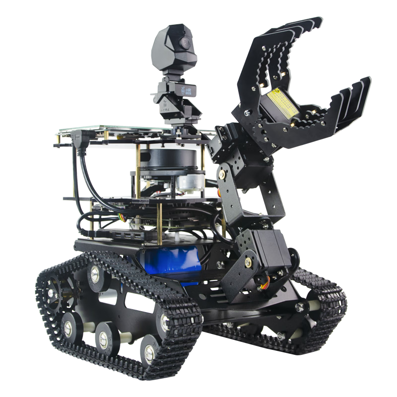 瓴乐英伟达jetson nano激光雷达小车 moveit机械臂ros机器定制款 黑色