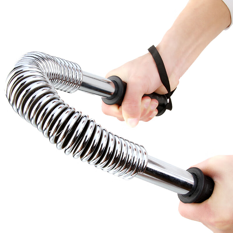 华诗孟 臂力器男练胸肌健身器材锻炼臂力健身棍臂力棒 电镀50kg级