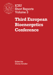预订 Third European Bioenergetics Conference