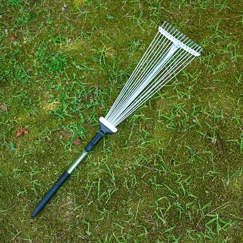 辉客映上树叶耙钢丝耙子搂草耙子搂树叶耙伸缩杆枯叶枯草坪耙草耙铁