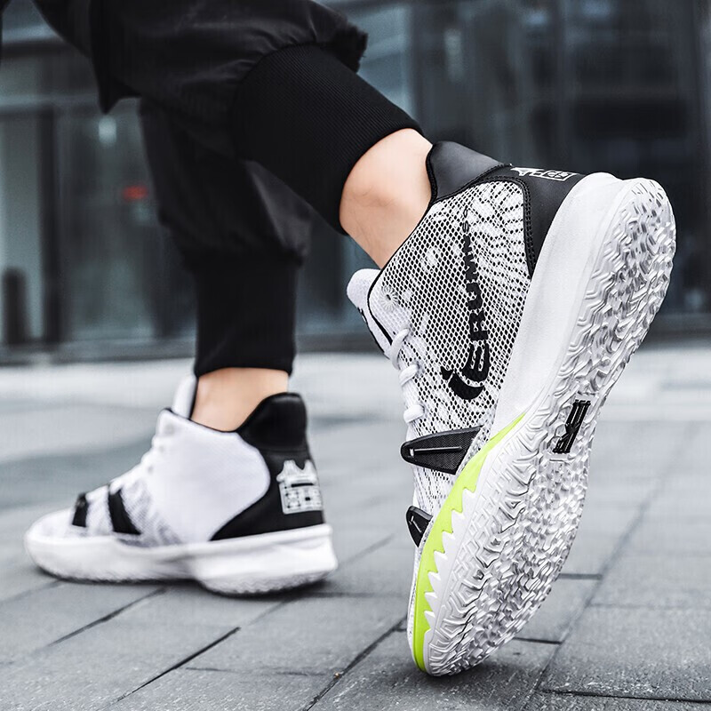 欧文7代篮球鞋新款德鲁大叔实战耐磨透气缓震艺术主题儿童运动球鞋5