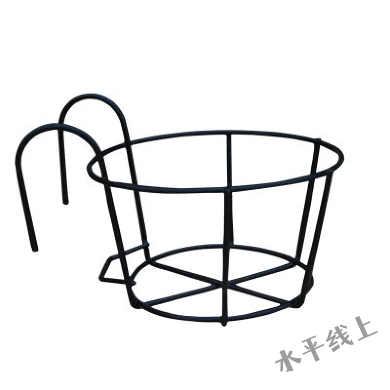 smvp花盆挂架户外置物架阳台铁艺花架悬挂式绿萝盆栽铁架花盆挂架花盆